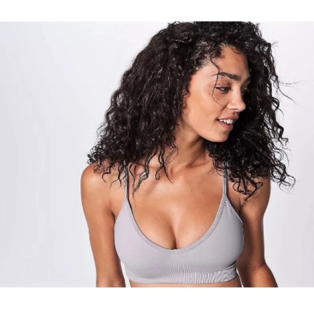 NWT Taryn Toomey Awakening Bra in Chrome Gray